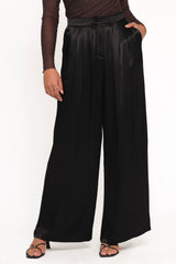 Joyce Wide Leg Pant - Black