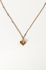 Fay Heart Shaped Necklace - Gold
