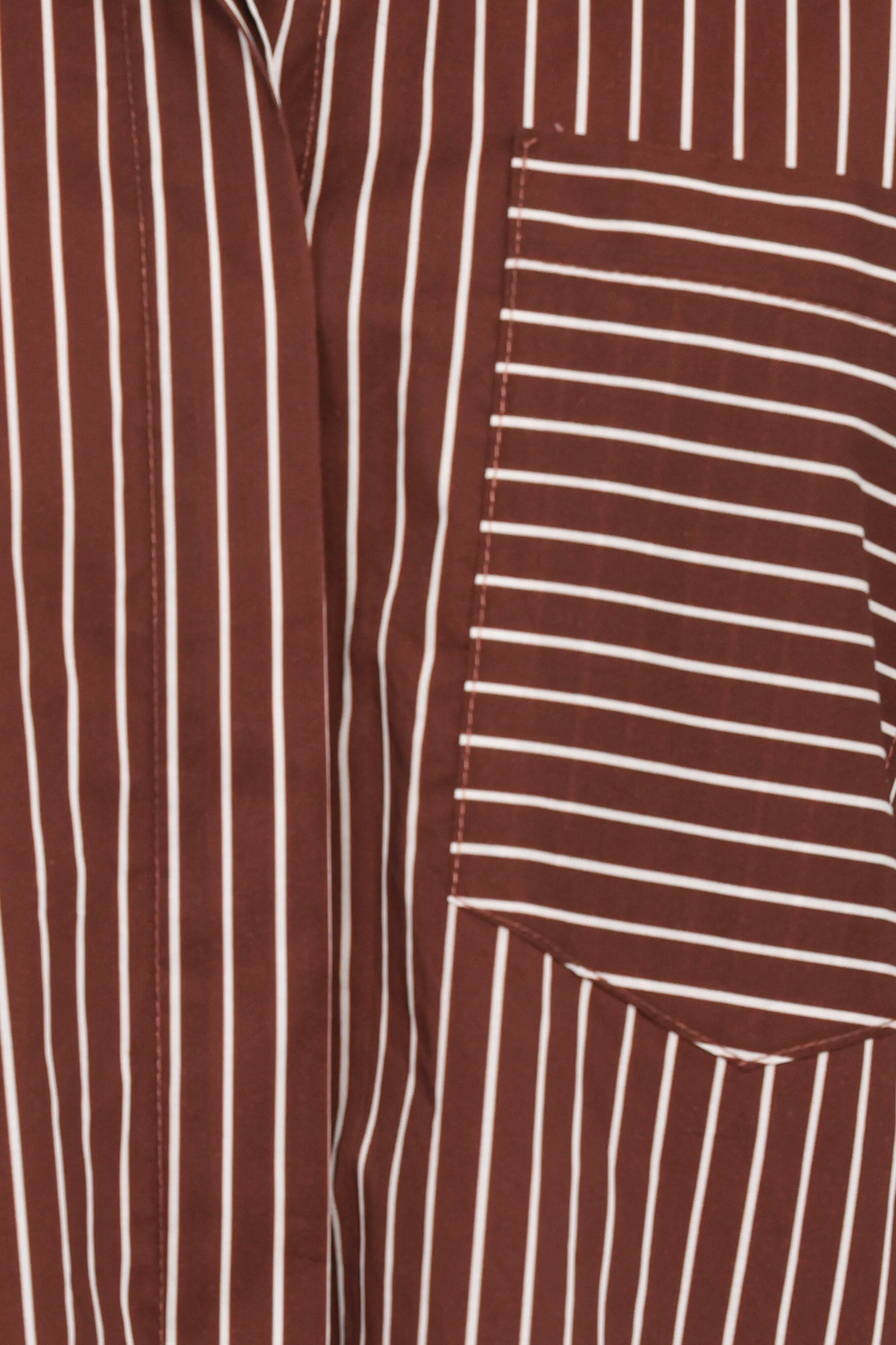 Darya Pants - Chocolate Stripe