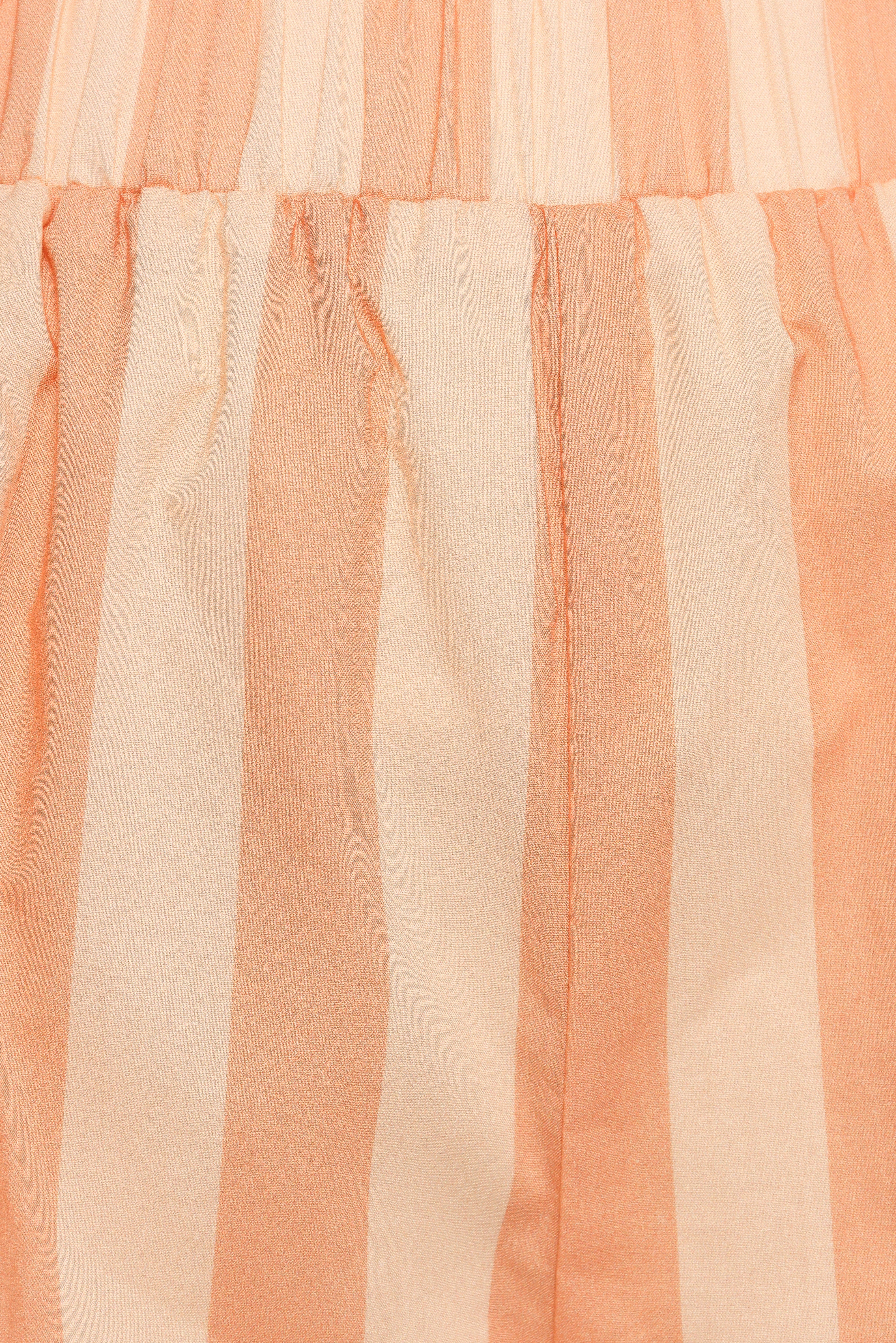 Essie Shorts - Terracotta Stripe