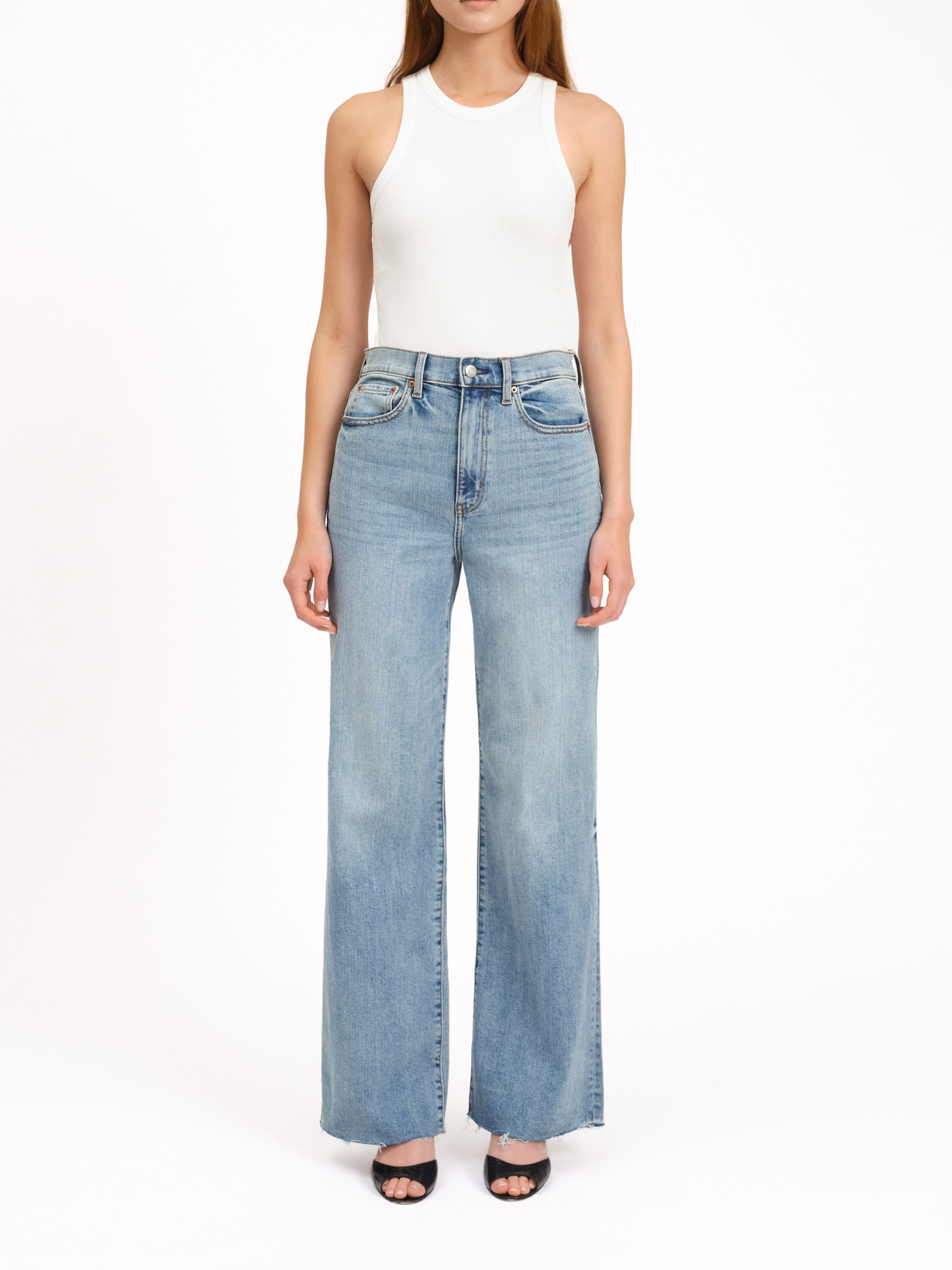 Far Out Wide Leg Jean - Fools Gold