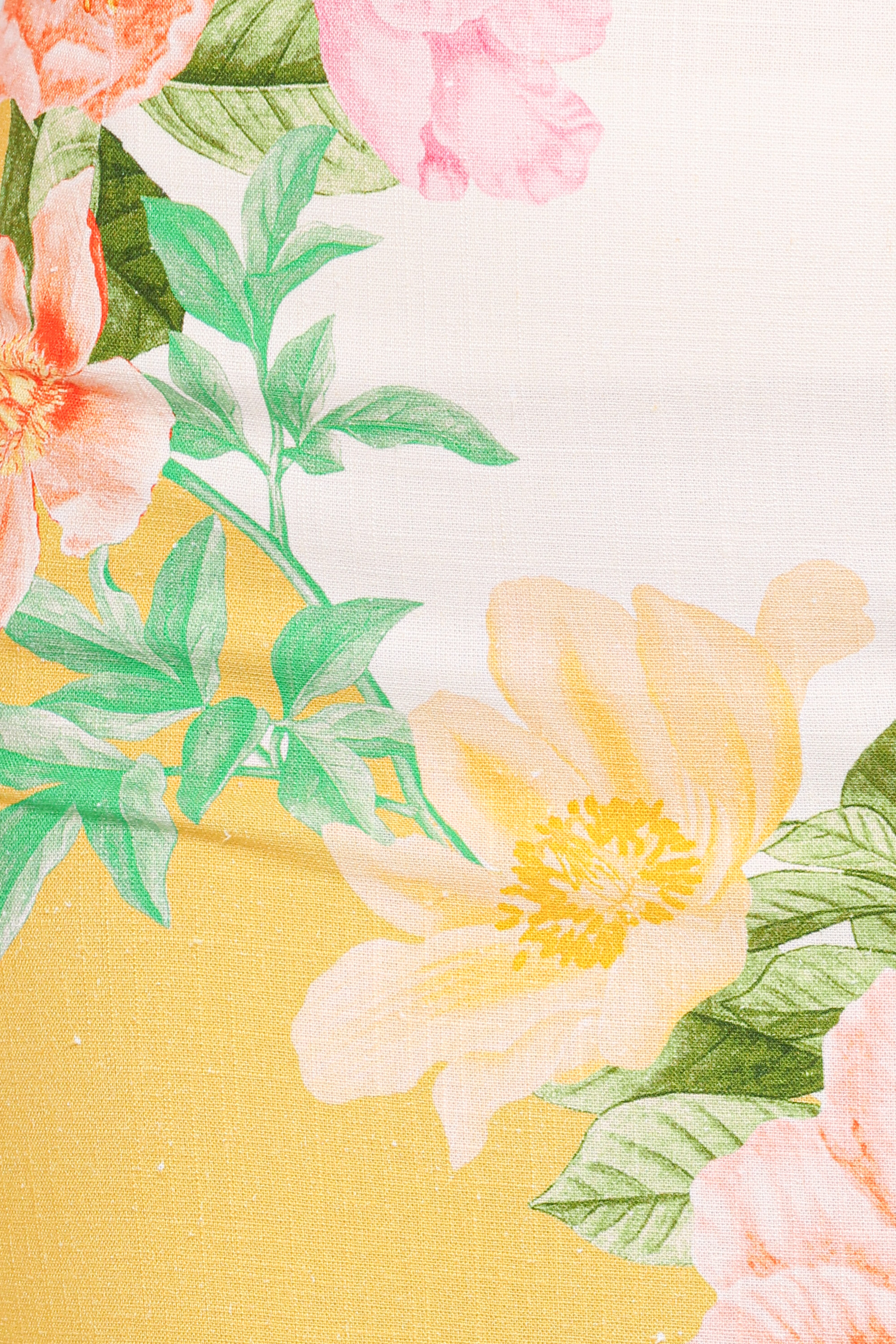 Peta Maxi Skirt - Yellow Poppy