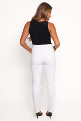 Willa High Rise Straight Leg Jeans - Halo