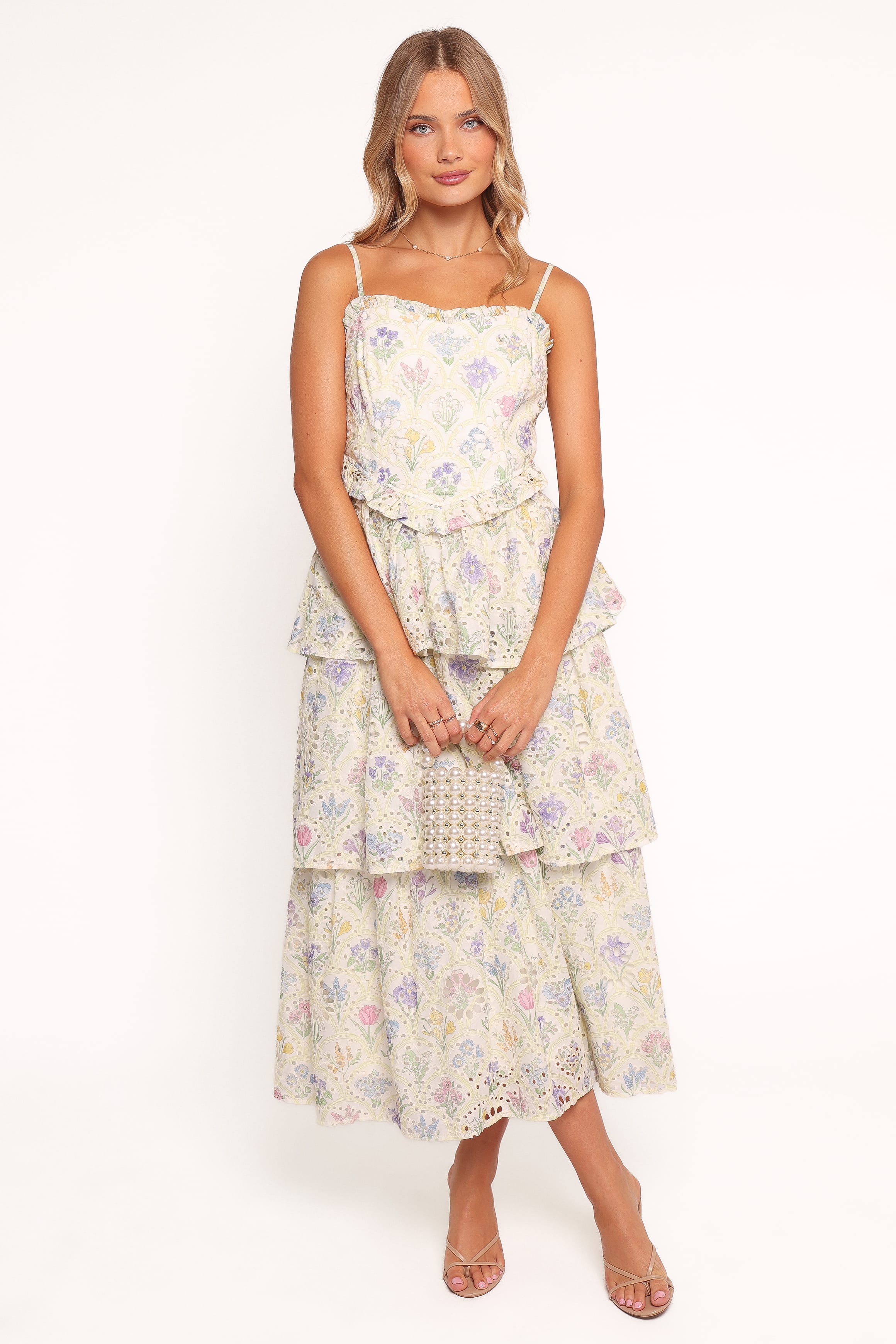 Iveta Midi Dress - Multi Floral