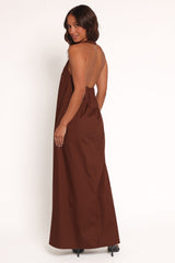 Kaida Maxi Dress - Espresso