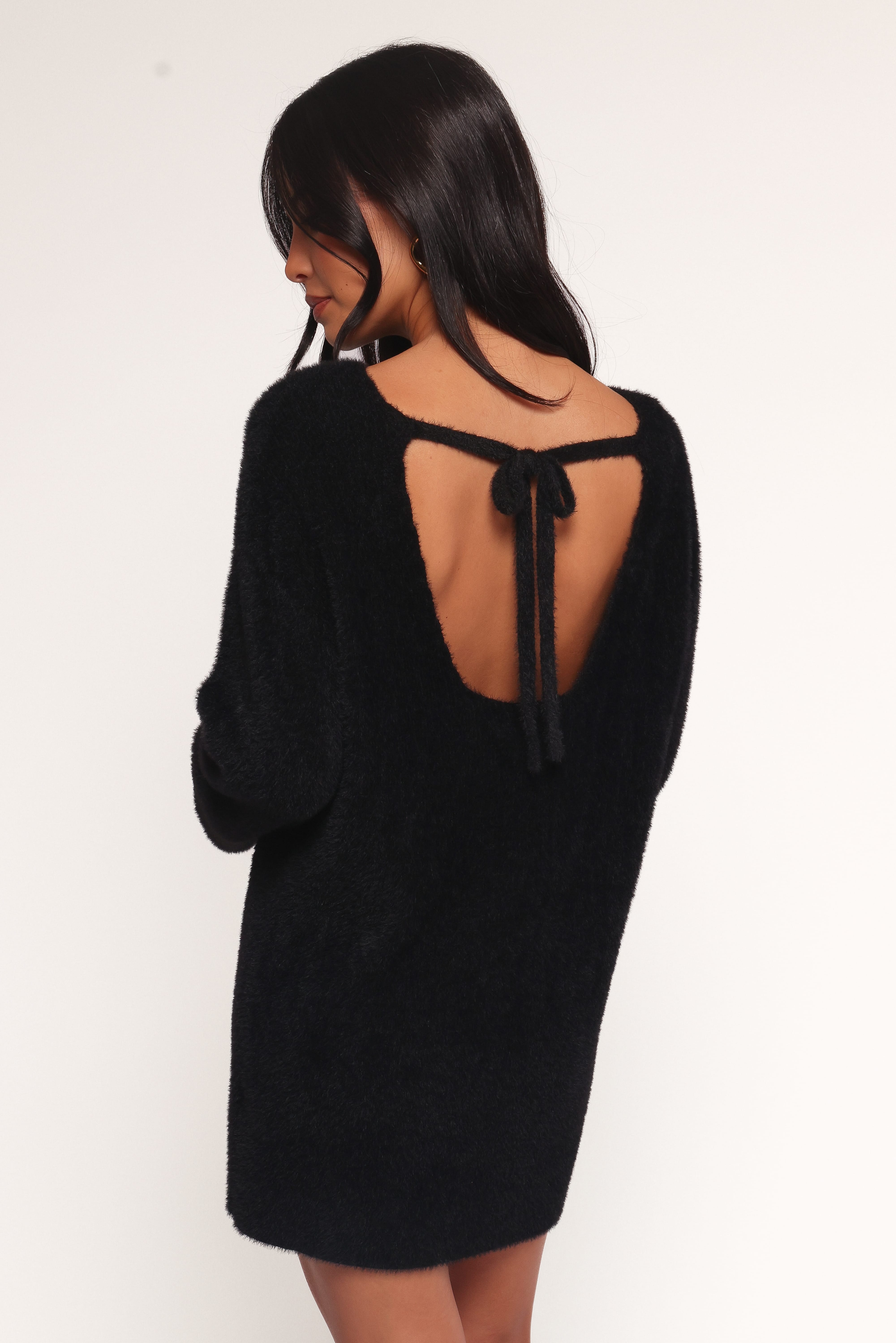 Mitchell Knit Mini Dress - Black