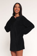Mitchell Knit Mini Dress - Black