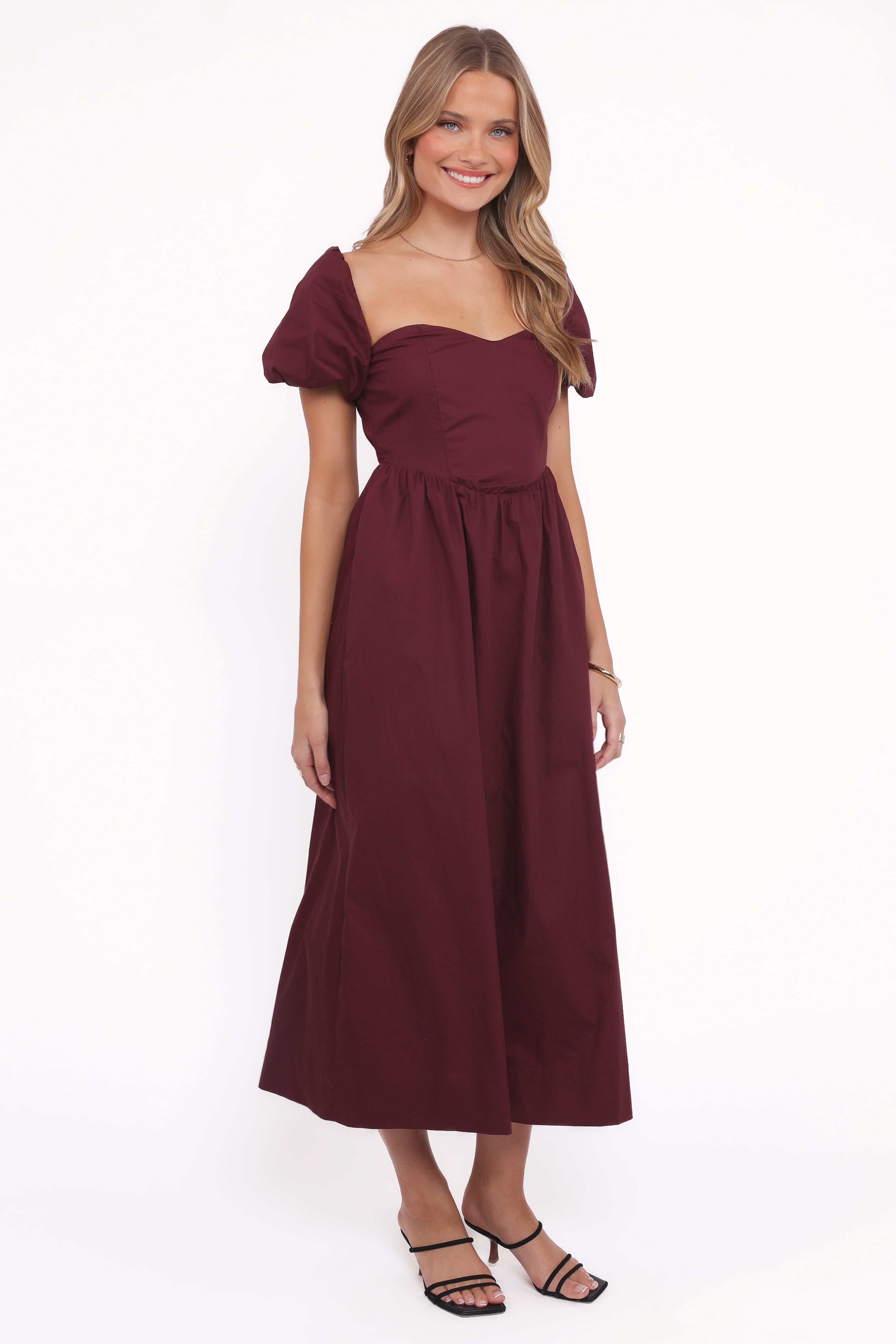 Remira Midi Dress - Cherry