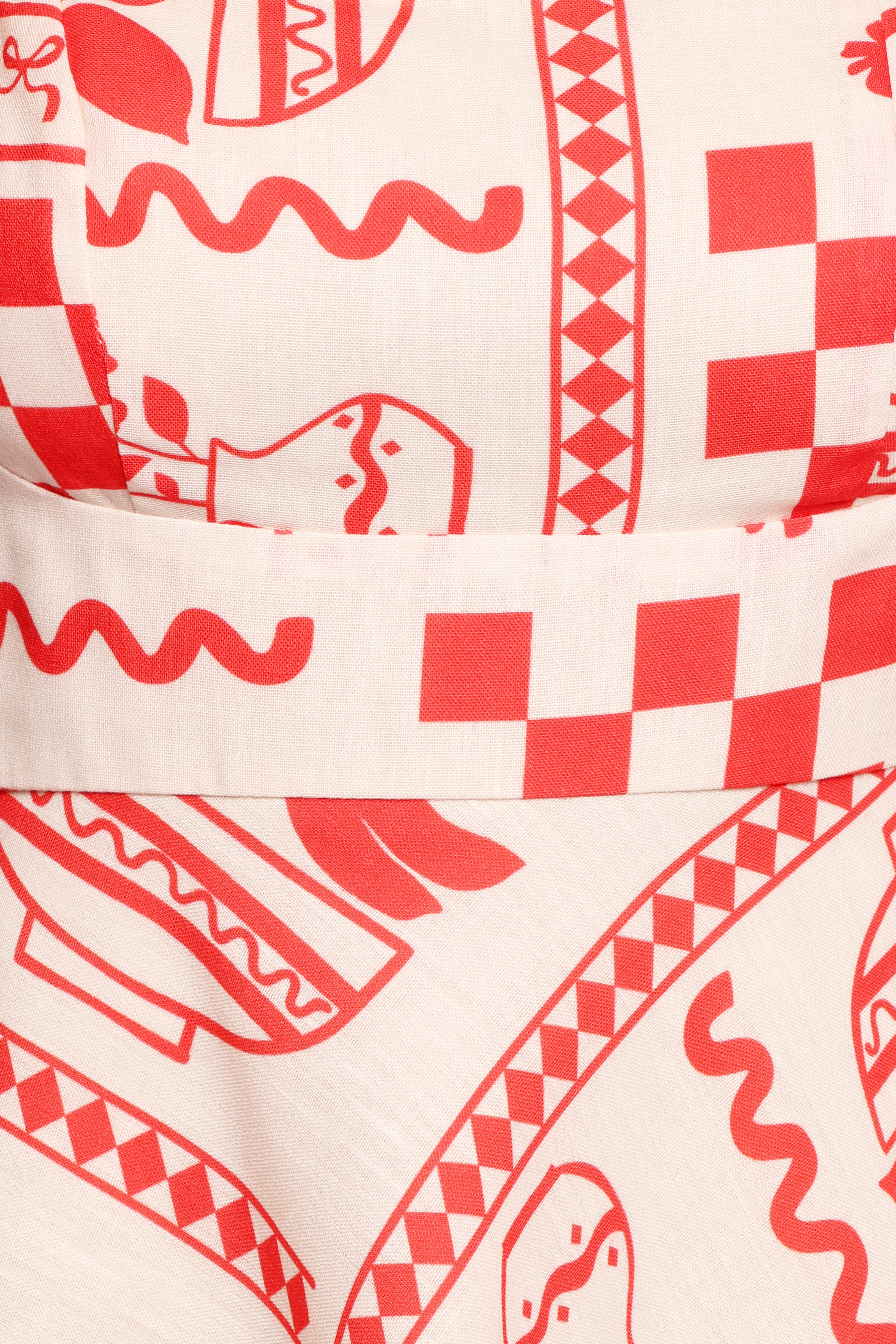 Sloan Mini Dress - Red Print