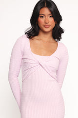 Teodora Midi Dress - Pink