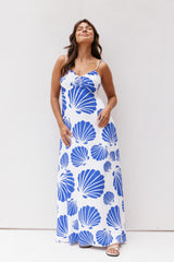 Tyla Maxi Dress - Blue Shell